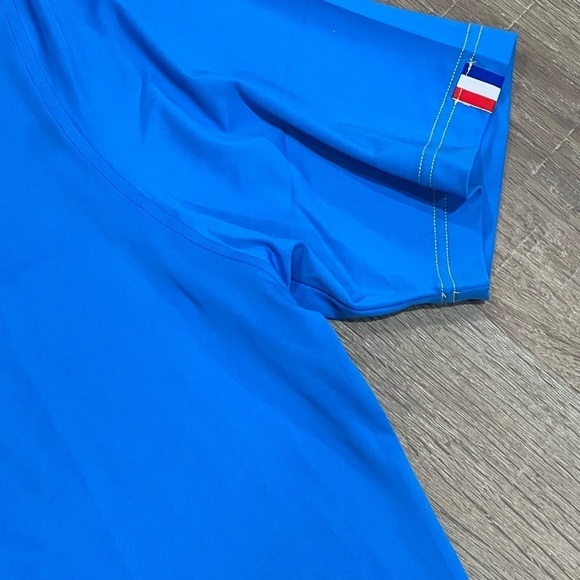 NWT USAG U Suck at Golf Large Blue Performance Polo Golf Shirt William Murray - Picture 4 of 6